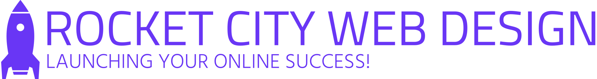 Rocket City Web Design Logo with Slogan